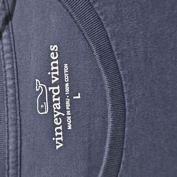 Vineyard Vines Navy Long Sleeve Tee - Picture 5 of 5